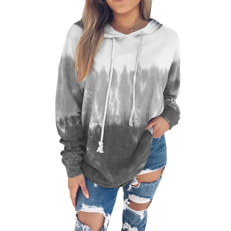 New Fall Women Fashion Tie Dye Gradient Drawstring hoodie Tops for Women Casual Long Sleeve Sweatshirts Female Clothes Autumn
New Fall Women Fashion Tie Dye Gradient Drawstring hoodie Tops for Women Casual Long Sleeve Sweatshirts Female Clothes Autumn