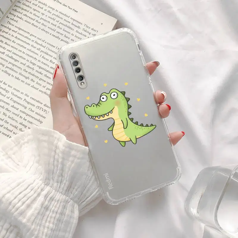Cute Cartoon Crocodile Phone Case Transparent For Xiaomi Redmi K30 10T 10X 9 9A 8 8A 7 7A 6 K40 T S PRO 5G
Cute Cartoon Crocodile Phone Case Transparent For Xiaomi Redmi K30 10T 10X 9 9A 8 8A 7 7A 6 K40 T S PRO 5G