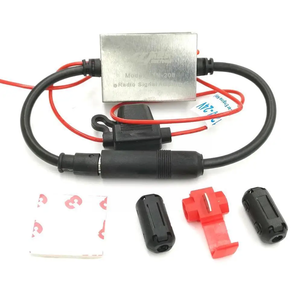 FM Signal Amplifier Anti-interference Metal Car Antenna Mhz Universal Amp 12V Auto 88-108 Radio FM Booster D2T1
FM Signal Amplifier Anti-interference Metal Car Antenna Mhz Universal Amp 12V Auto 88-108 Radio FM Booster D2T1