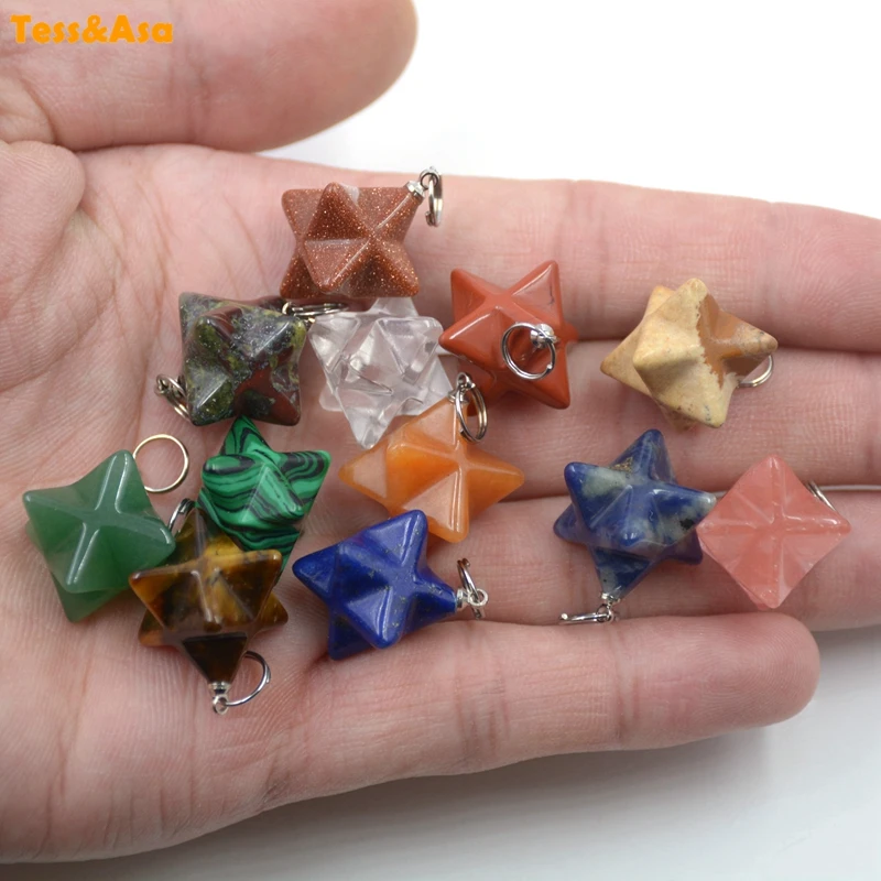Natural Gem Crystal Pendant Eight Pointed Star Rose Quartz Trendy Silver Plated Link Octagonal Star Pendant Amulet Women Jewelry 
Natural Gem Crystal Pendant Eight Pointed Star Rose Quartz Trendy Silver Plated Link Octagonal Star Pendant Amulet Women Jewelry