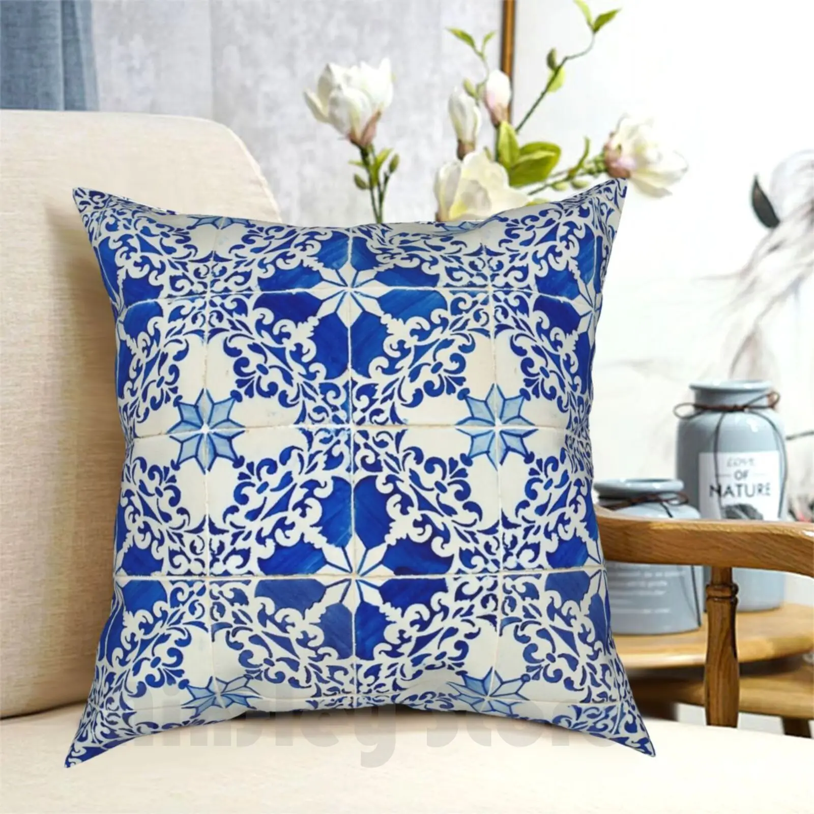 Blue Tiles Pillow Case Printed Home Soft Throw Pillow Pattern Pattens Blue White Portuguese Culture Tiles Tile Beautiful
Blue Tiles Pillow Case Printed Home Soft Throw Pillow Pattern Pattens Blue White Portuguese Culture Tiles Tile Beautiful