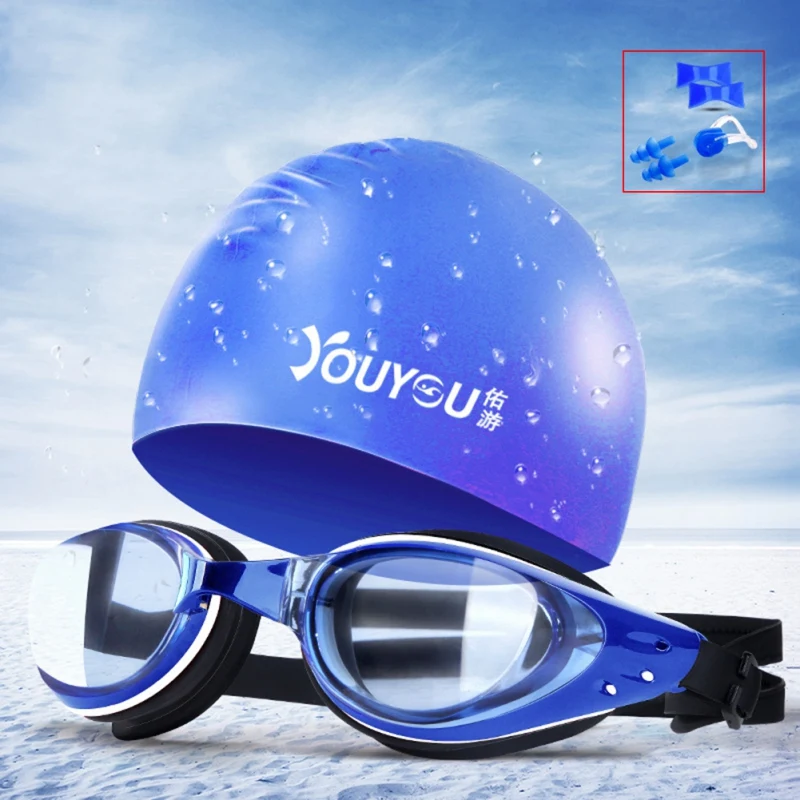 HD Swimming Goggles Anti-Fog 100% UV Adjustable Glasses Belt Professional Swim Goggle + Swimming cap set Adult For Men Women
HD Swimming Goggles Anti-Fog 100% UV Adjustable Glasses Belt Professional Swim Goggle + Swimming cap set Adult For Men Women