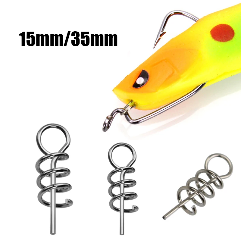 20/50pcs Spring Lock Pin Screw Crank Hook Fishing Connector for Soft Lure High Carbon Steel Fishing accessories
20/50pcs Spring Lock Pin Screw Crank Hook Fishing Connector for Soft Lure High Carbon Steel Fishing accessories