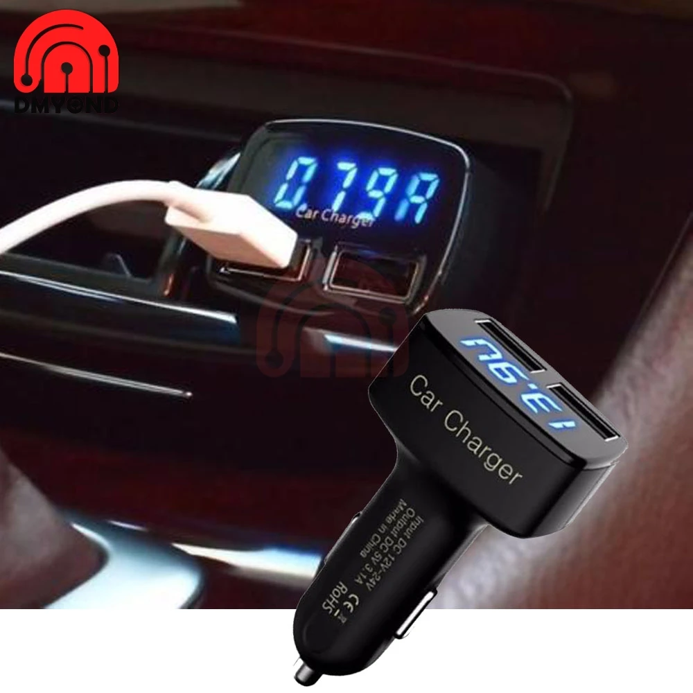 4 in 1 Car Charger USB 3.1A LED Display Dual USB Phone Charger Car-Charger Adapter for Phone Adapter Car Charger Quick Charge
4 in 1 Car Charger USB 3.1A LED Display Dual USB Phone Charger Car-Charger Adapter for Phone Adapter Car Charger Quick Charge