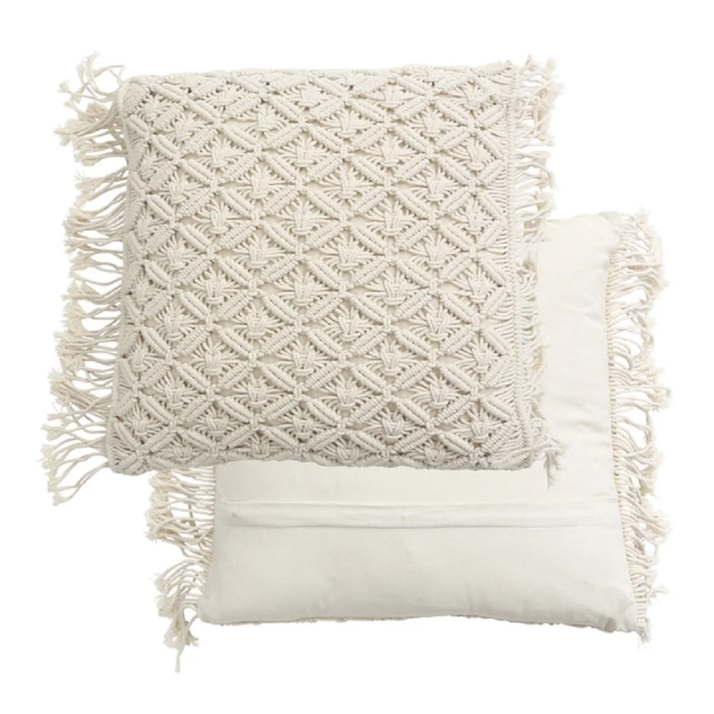 Наволочка макраме MOM'S YARD хлопковая 45x45 см
Наволочка макраме MOM'S YARD хлопковая 45x45 см