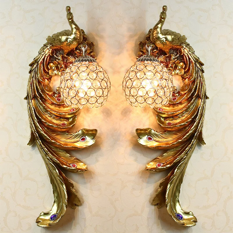 Modern LED Wall Lamp for Home Decoration,corridor Aisle Living Room Background Wall Light Peacock Creative Resin Decor Fixtures
Modern LED Wall Lamp for Home Decoration,corridor Aisle Living Room Background Wall Light Peacock Creative Resin Decor Fixtures