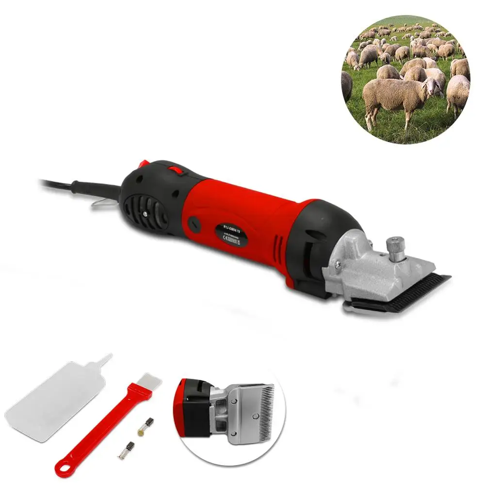 690W Electric Horse Hair Clipper Farm Animal Shearing Trimmer Shaver Cut Machine for Camel Cow Horse Goat w/Box
690W Electric Horse Hair Clipper Farm Animal Shearing Trimmer Shaver Cut Machine for Camel Cow Horse Goat w/Box