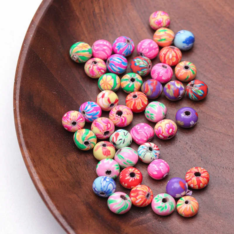 6/8/10/12mm Mix Round Shaped Clay Flower Pattern Printing Loose Beads Charms For Jewelry Diy Necklaces Bracelet Wholesale
6/8/10/12mm Mix Round Shaped Clay Flower Pattern Printing Loose Beads Charms For Jewelry Diy Necklaces Bracelet Wholesale