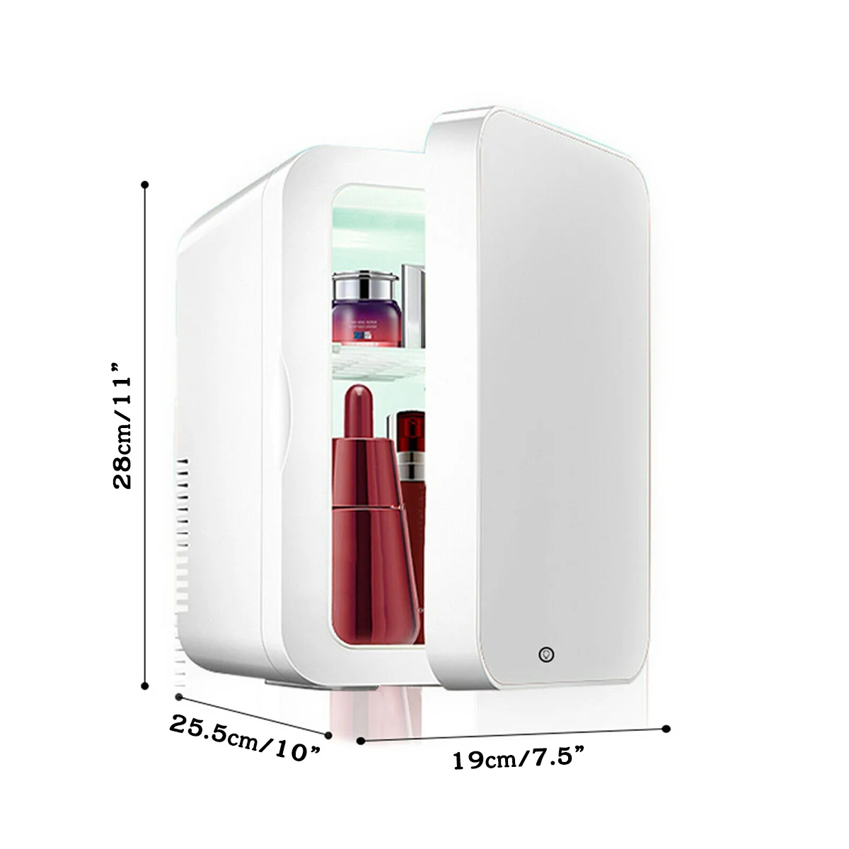 8L Car Home Auto Mini Refrigerator Mirrored with LED Light Mini Fridges Cooler Heater Keep Warm Fresh for Car Home 12/110V/240V
8L Car Home Auto Mini Refrigerator Mirrored with LED Light Mini Fridges Cooler Heater Keep Warm Fresh for Car Home 12/110V/240V