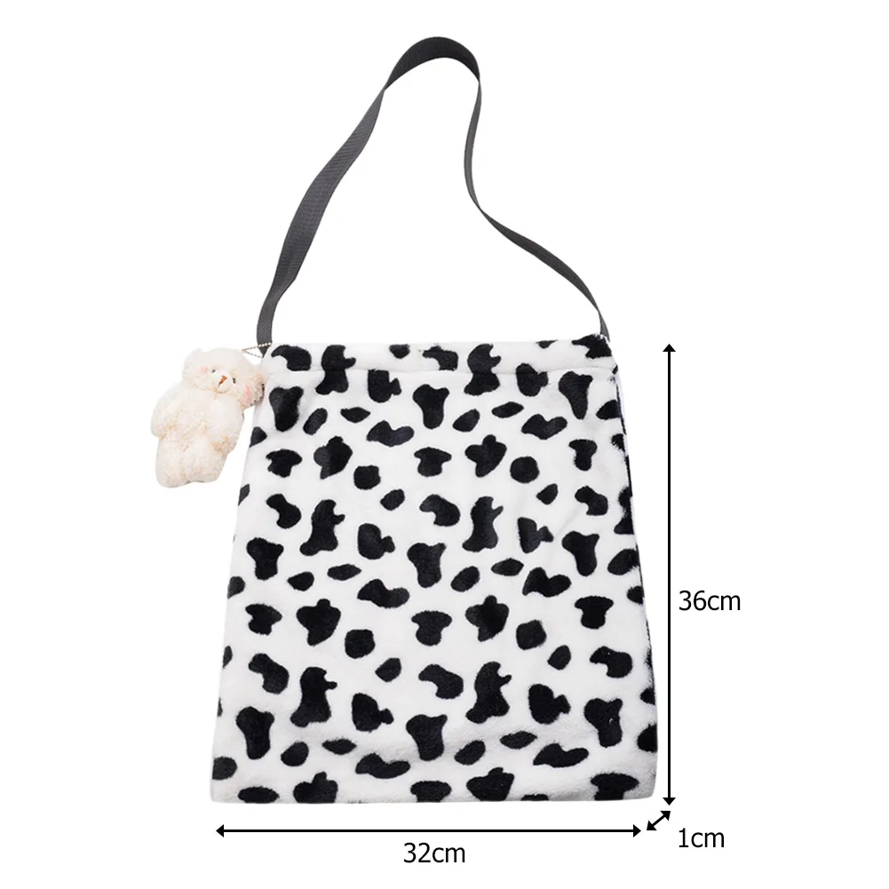 Fashion Cow Zebra Animal Pattern Shoulder Bags Plush Women Female Casual Totes Handbags Simple Travel Shopping Top-handle Bag
Fashion Cow Zebra Animal Pattern Shoulder Bags Plush Women Female Casual Totes Handbags Simple Travel Shopping Top-handle Bag