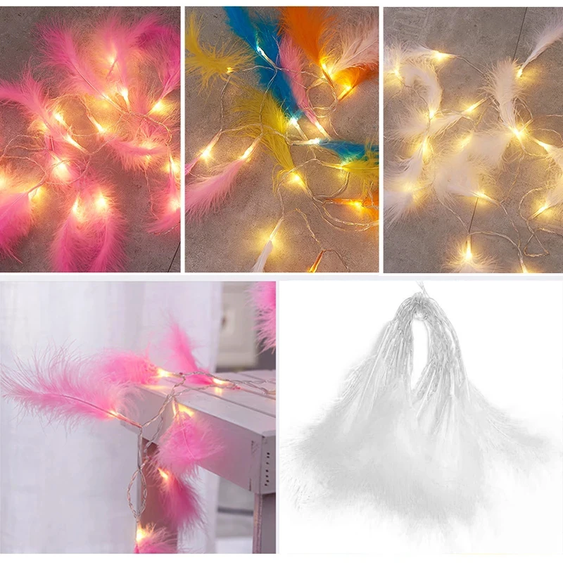 LED New Girl Heart Feather Battery Light String Fairy Tale Garland Suitable for Wedding Home Stage Party Luminous Decoration
LED New Girl Heart Feather Battery Light String Fairy Tale Garland Suitable for Wedding Home Stage Party Luminous Decoration
