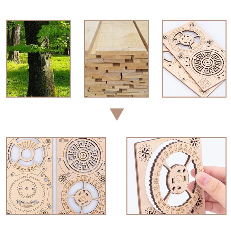 Perpetual Calendar 3D Puzzle Wooden Toys DIY Assembly Toys for Children Kid Adult VJ-Drop
Perpetual Calendar 3D Puzzle Wooden Toys DIY Assembly Toys for Children Kid Adult VJ-Drop