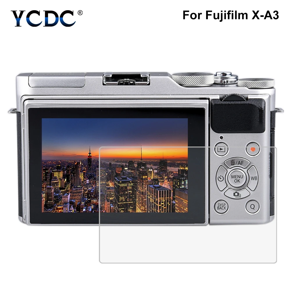 

Защитная пленка для ЖК-дисплея для камеры Fujifilm X-A3 2.5D твердость поверхности закаленное стекло 9H Защита от царапин Закаленное стекло