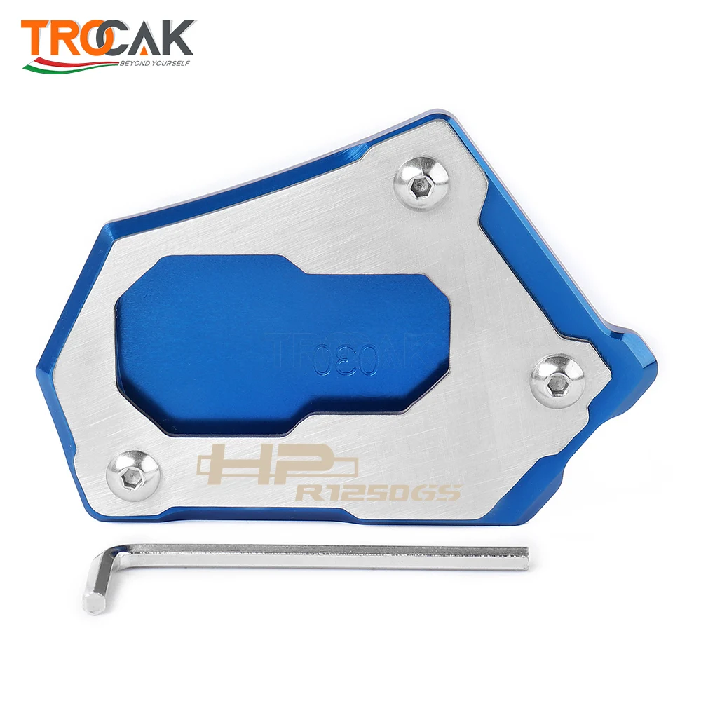 NEW LOGO R1250GSHP Motorcycle Kickstand Side Stand Vergroter Plaat Extension Pad For BMW R1250GS Rallye HP R1250 GS 2018-2019
NEW LOGO R1250GSHP Motorcycle Kickstand Side Stand Vergroter Plaat Extension Pad For BMW R1250GS Rallye HP R1250 GS 2018-2019
