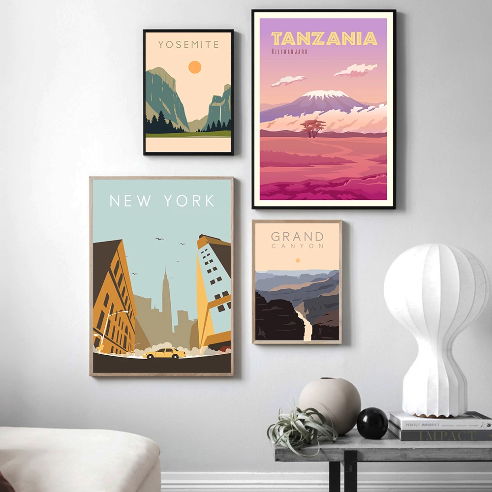 Nordic Modern Poster Yosemite Wall Art Canvas Painting Tanzania Print Art Print Natural Wall Picture For Living Room Home Decor
Nordic Modern Poster Yosemite Wall Art Canvas Painting Tanzania Print Art Print Natural Wall Picture For Living Room Home Decor