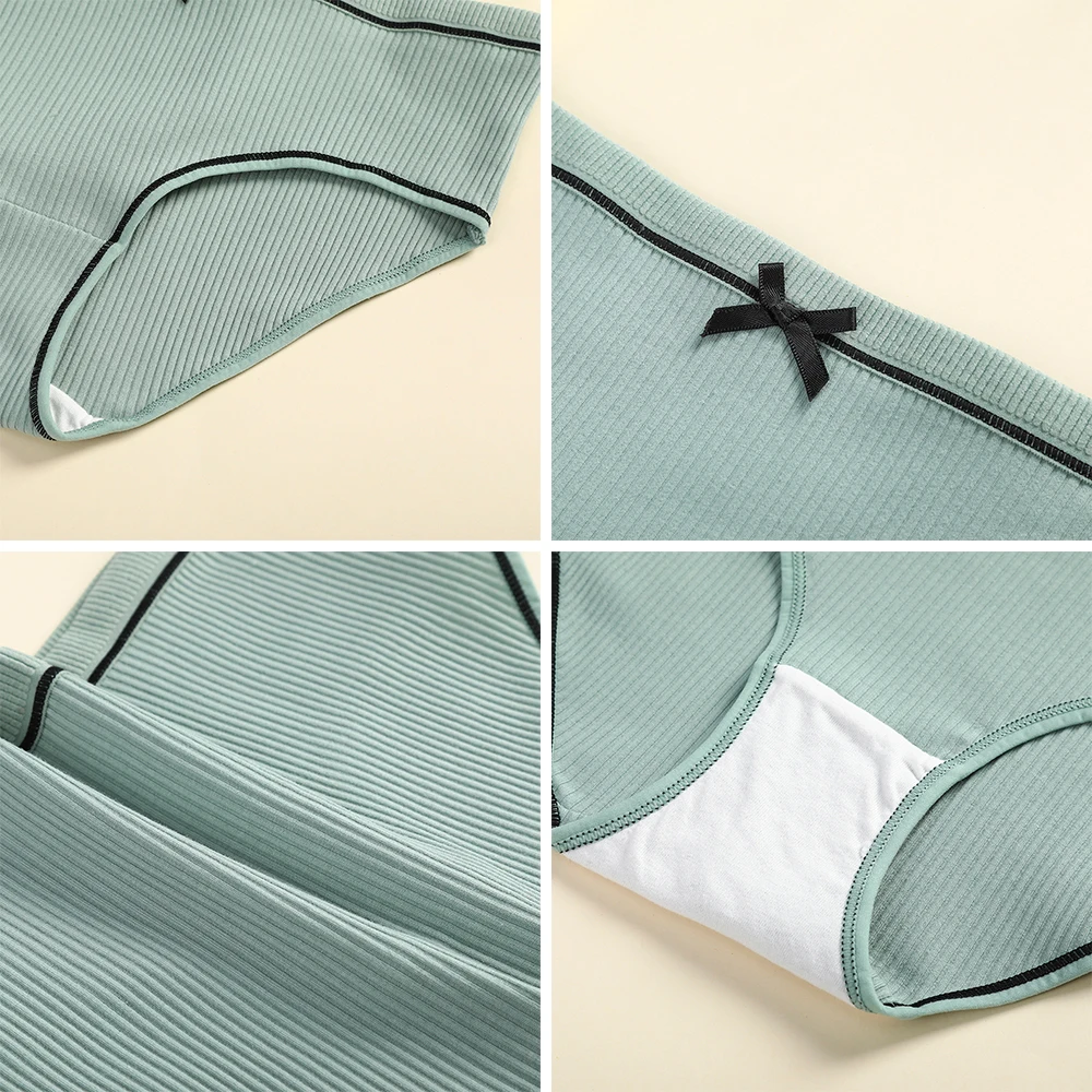AIJOLEN Pure Color Stretch Panties Large Size Threaded Underwear Bow-knot Bound Women's Panties Briefs L/XL/XXL
AIJOLEN Pure Color Stretch Panties Large Size Threaded Underwear Bow-knot Bound Women's Panties Briefs L/XL/XXL