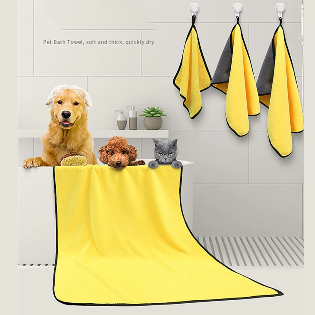 hot sale Absorbent Towels for Dogs Cats Fashion Bath Towel Nano Fiber Quick-drying Bath Towel Car Wiping Cloth Pet Supplies
hot sale Absorbent Towels for Dogs Cats Fashion Bath Towel Nano Fiber Quick-drying Bath Towel Car Wiping Cloth Pet Supplies