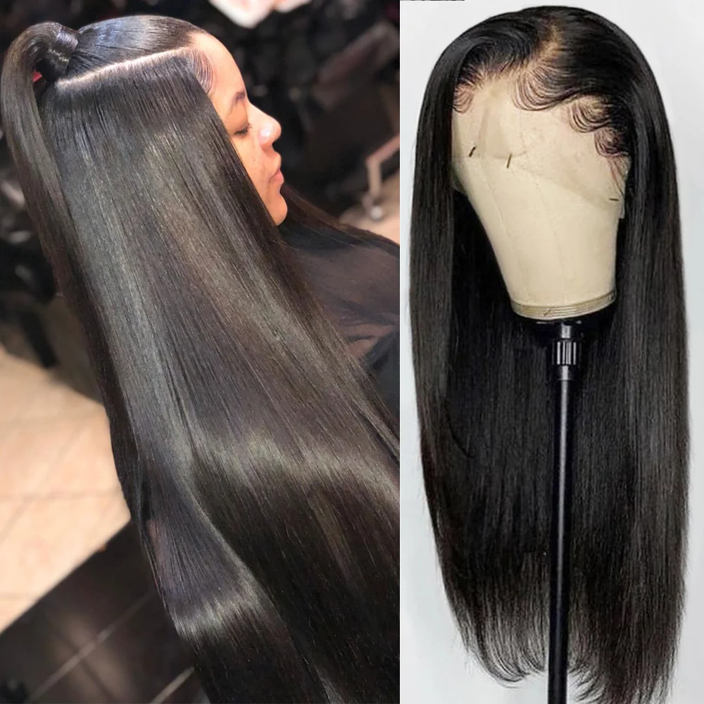 13x6 HD Lace Frontal Human Hair Wigs Pre Plucked Glueless Brazilian Straight 150% Density Wig With Baby Hair Remy For Women 13x6
13x6 HD Lace Frontal Human Hair Wigs Pre Plucked Glueless Brazilian Straight 150% Density Wig With Baby Hair Remy For Women 13x6