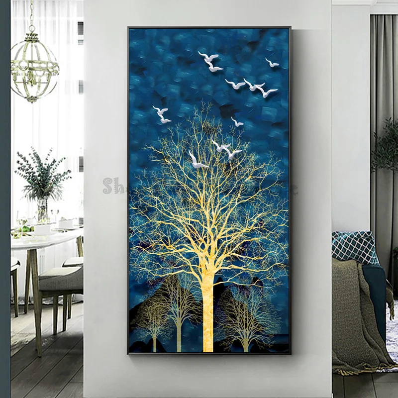 5D Embroidery Abstract Golden Tree Blue Night Starlight Diamond Painting Nordic Wall Art Cross Stitch Square Round Drill GG4902
5D Embroidery Abstract Golden Tree Blue Night Starlight Diamond Painting Nordic Wall Art Cross Stitch Square Round Drill GG4902