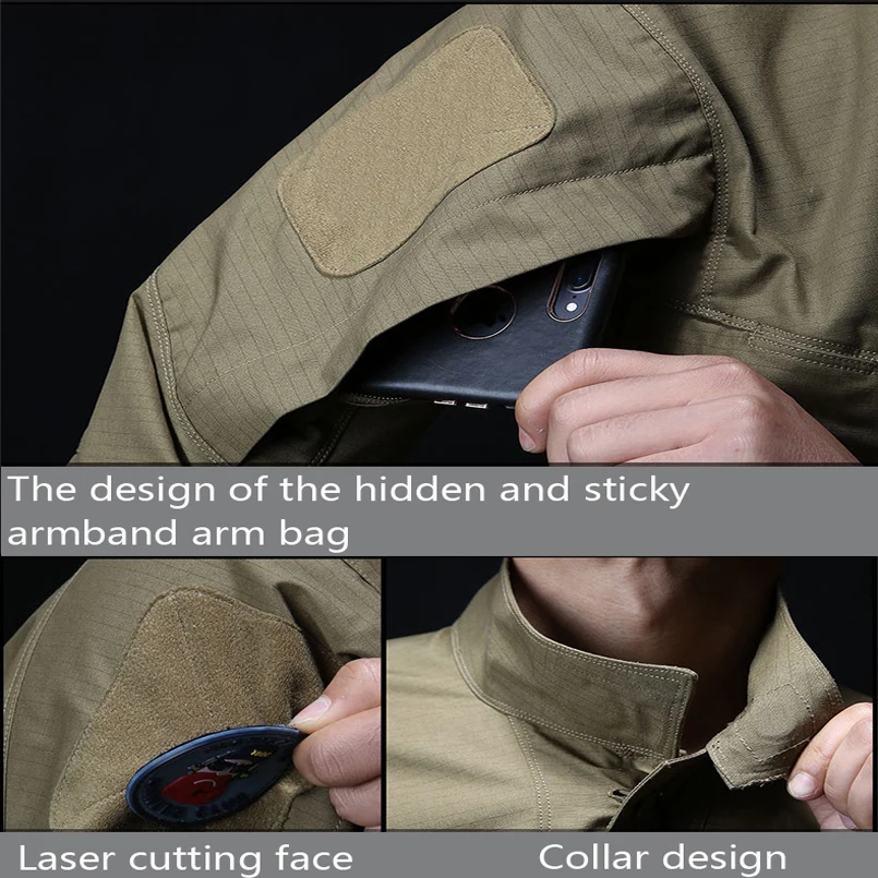 Military Shirt Camouflage Hiking Fishing Shirts Men Waterproof Quick Drying Long Sleeve Shirts Outdoor Army Tactical Uniform
Military Shirt Camouflage Hiking Fishing Shirts Men Waterproof Quick Drying Long Sleeve Shirts Outdoor Army Tactical Uniform