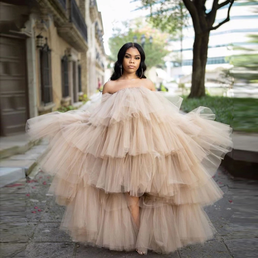 High Street Khaki Ruffles Tiered High Low Women Formal Event Party Dresses Long Robe Summer Dress Ropa De Mujer
High Street Khaki Ruffles Tiered High Low Women Formal Event Party Dresses Long Robe Summer Dress Ropa De Mujer