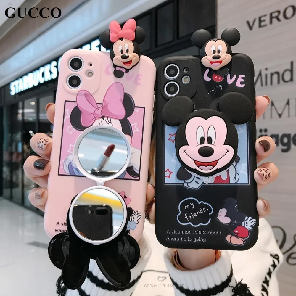 Disney Kawaii Mickey Minnie Mouse with mini makeup mirror lanyard coque iphone 12 11 pro max xs xr x se 7 8 plus case cover girl
Disney Kawaii Mickey Minnie Mouse with mini makeup mirror lanyard coque iphone 12 11 pro max xs xr x se 7 8 plus case cover girl