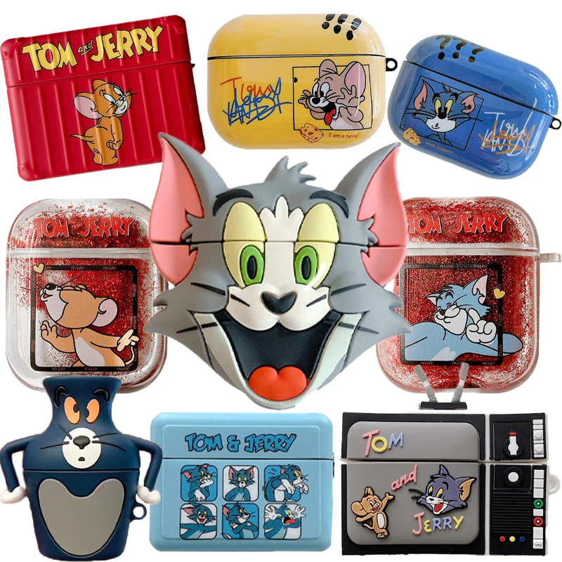 Мультяшный чехол kawaii Cat and Mouse Airpods, Беспроводная Bluetooth-гарнитура 3D Tomet and Jerryet, подходит для Airpods 2/pro, чехол
Мультяшный чехол kawaii Cat and Mouse Airpods, Беспроводная Bluetooth-гарнитура 3D Tomet and Jerryet, подходит для Airpods 2/pro, чехол