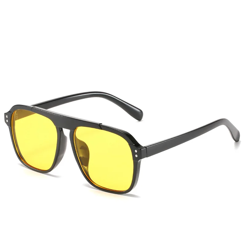 Oversized Square Sunglasses Women Retro Nail Decoration Blue Yellow Clear Lens Men Fashion Outdoor Driving Sun Glasses
Oversized Square Sunglasses Women Retro Nail Decoration Blue Yellow Clear Lens Men Fashion Outdoor Driving Sun Glasses