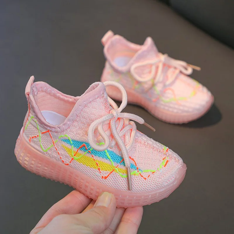 Children Shoes Kids Sneakers Spring Autumn Breathable Knite Air Mesh Running Sports Shoes Girls Boys Casual Non-slip Sneakers
Children Shoes Kids Sneakers Spring Autumn Breathable Knite Air Mesh Running Sports Shoes Girls Boys Casual Non-slip Sneakers