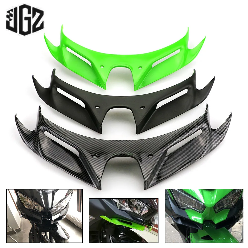 Motorcycle Carbon Front Fairing Pneumatic Winglets Tip Wing Protector Shell ABS Plastic Cover for Kawasaki Ninja 400 2018 2019
Motorcycle Carbon Front Fairing Pneumatic Winglets Tip Wing Protector Shell ABS Plastic Cover for Kawasaki Ninja 400 2018 2019