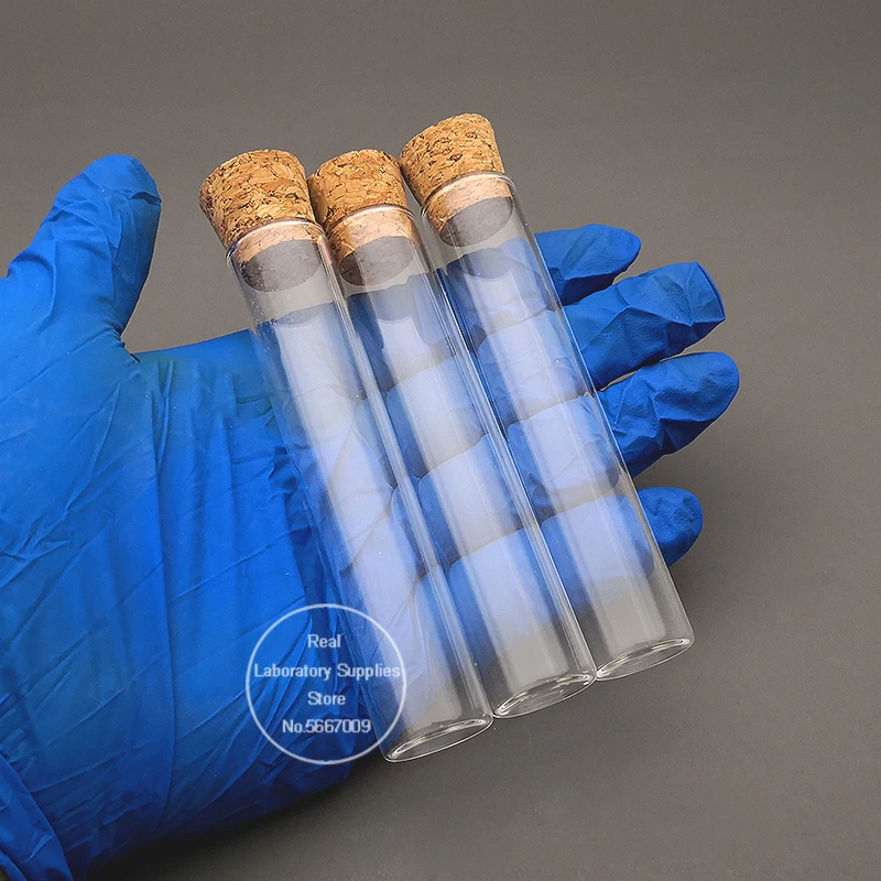 10pcs/lot Lab 20x100mm Thickened Glass Flat Bottom Test Tube with Cork Stopper for School Laboratory Supplier
10pcs/lot Lab 20x100mm Thickened Glass Flat Bottom Test Tube with Cork Stopper for School Laboratory Supplier