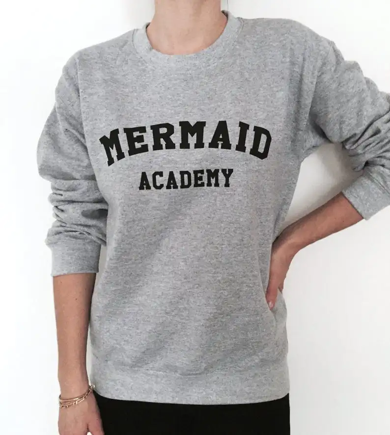 Girls Jumper Funny Saying Drop Ship Mermaid Academy Sweatshirt Tumblr Sweatshirt Crewneck for Women
Girls Jumper Funny Saying Drop Ship Mermaid Academy Sweatshirt Tumblr Sweatshirt Crewneck for Women