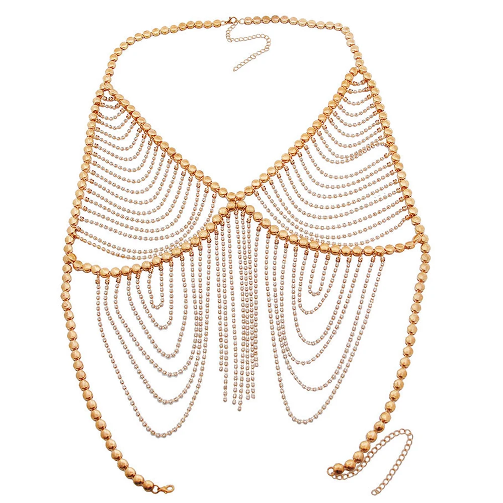 Crystal Chain Tops Women Diamond Bikini Wear Chain Bra Women Cropped Nightclub Party Festival Wear Burning Man Tassel Jewelry
Crystal Chain Tops Women Diamond Bikini Wear Chain Bra Women Cropped Nightclub Party Festival Wear Burning Man Tassel Jewelry