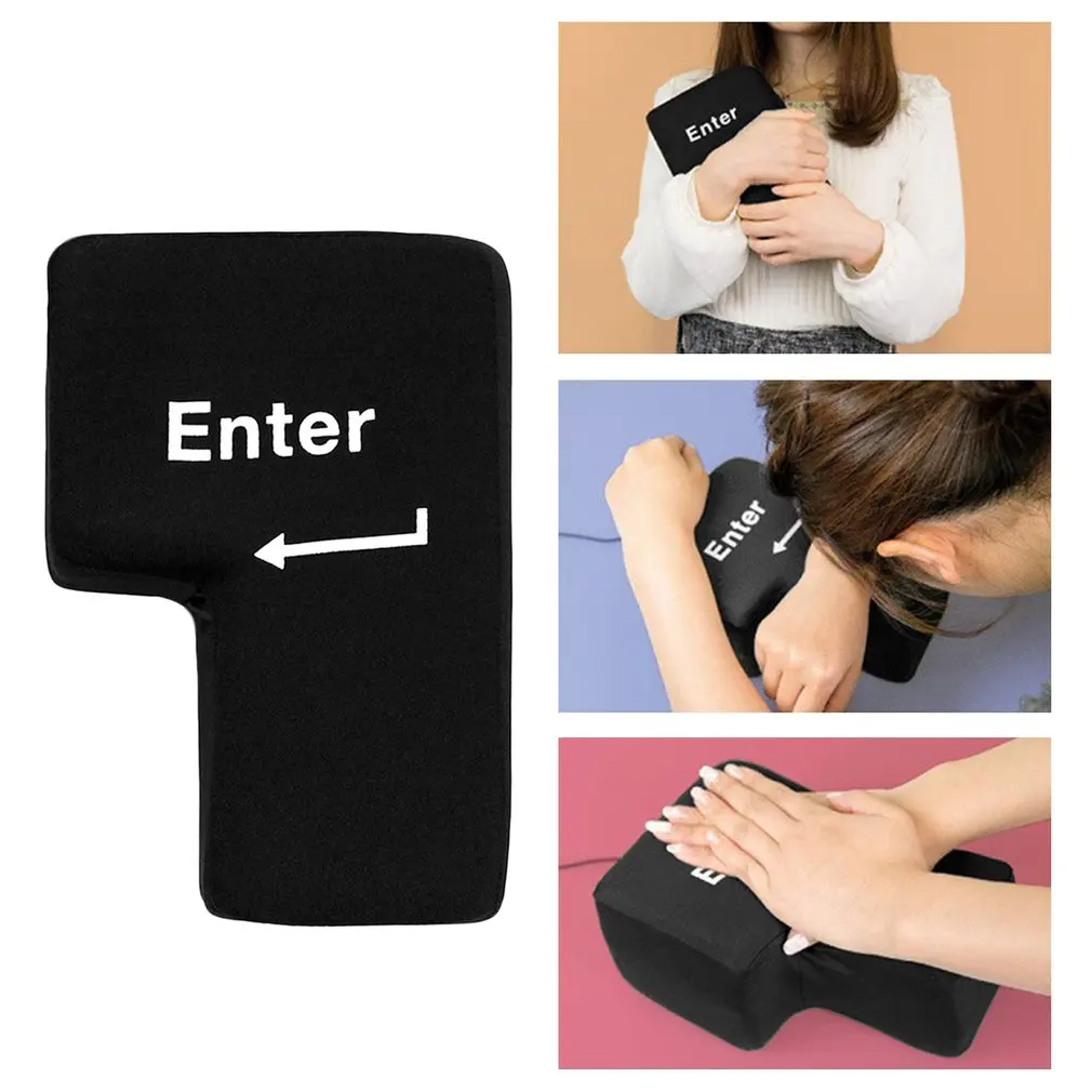 Portable Decompression USB Big Enter Key Soft Computer Button Return Key Pillow Offices Vent Toys Release Pressure
Portable Decompression USB Big Enter Key Soft Computer Button Return Key Pillow Offices Vent Toys Release Pressure