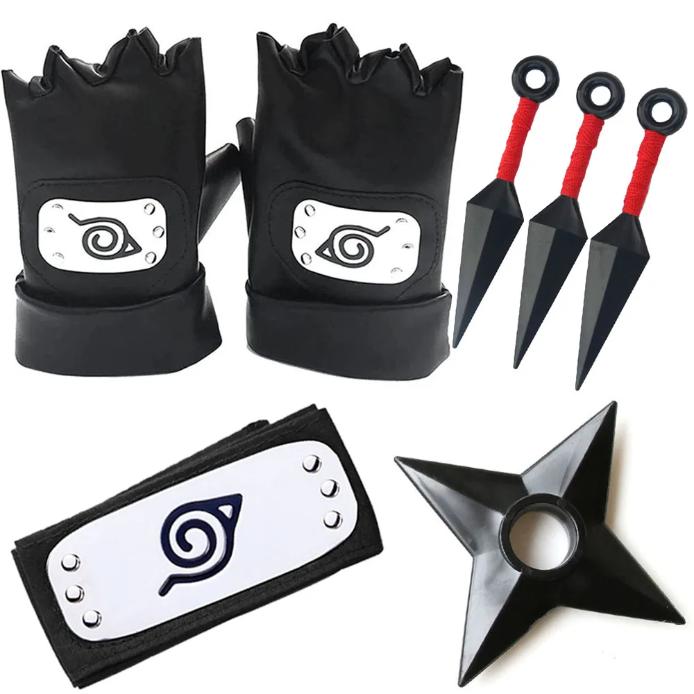 _ Перчатки Shuriken Kunai повязка на голову Ninja Akatsuki Uchiha Kakashi Косплей Реквизит Костюмы Аксессуары Детская игрушка подарок
_ Перчатки Shuriken Kunai повязка на голову Ninja Akatsuki Uchiha Kakashi Косплей Реквизит Костюмы Аксессуары Детская игрушка подарок