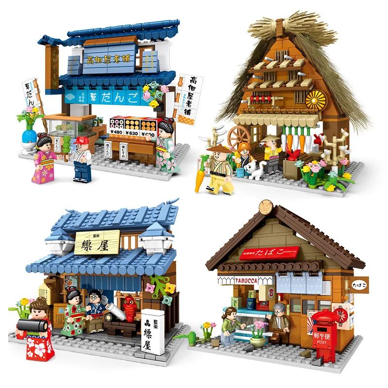 Mini Japanese Street View Building Blocks Shop Restaurant Set Creative Architecture Vegetable Convenience Store
Mini Japanese Street View Building Blocks Shop Restaurant Set Creative Architecture Vegetable Convenience Store