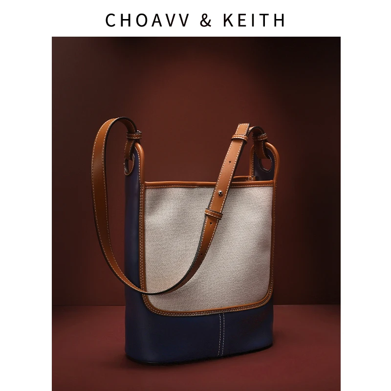 cow leather bag color matching canvas handbag bucket shoulder hand his parcel handbags
cow leather bag color matching canvas handbag bucket shoulder hand his parcel handbags