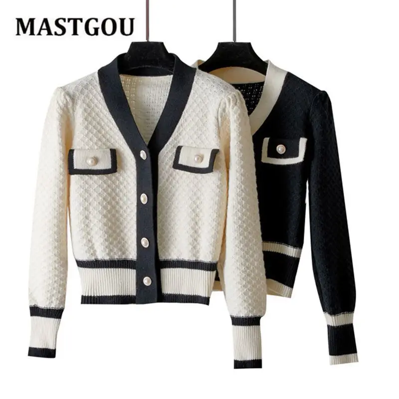 MASTGOU Noble Bukle Women Cardigan Sweater Single Breasted Female Jumper Top Autumn Winter Ladies Jacket Coat Y2K Clothing
MASTGOU Noble Bukle Women Cardigan Sweater Single Breasted Female Jumper Top Autumn Winter Ladies Jacket Coat Y2K Clothing