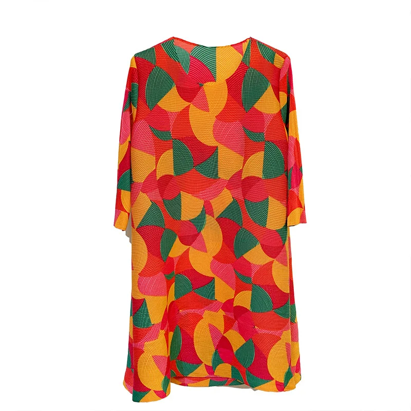 TVVOVVIN 2021 Summer New O-neck Print A-line Dress For Women Three Quarter Sleeve Loose Large Size Casual Dress KCHC
TVVOVVIN 2021 Summer New O-neck Print A-line Dress For Women Three Quarter Sleeve Loose Large Size Casual Dress KCHC