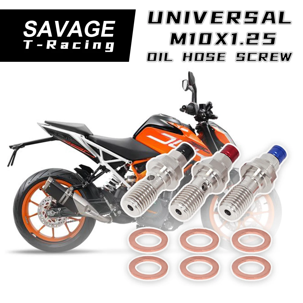 Universal M10x1.25 Brake Cylinder Oil Hose Screw Motorcycle Accessories Banjo Bolt CNC Stainless Steel Air Cap Tubing Screws
Universal M10x1.25 Brake Cylinder Oil Hose Screw Motorcycle Accessories Banjo Bolt CNC Stainless Steel Air Cap Tubing Screws