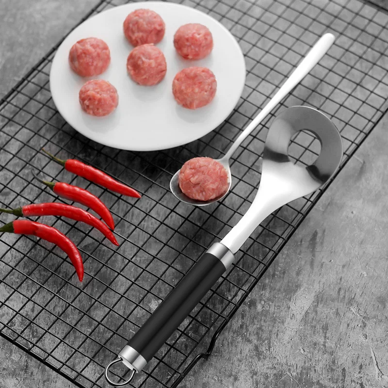 Kitchen Tools & Gadgets Stainless Steel Meatball Maker Non-Stick Meatball Spoon with Hanging Hole Kitchen Supply 2Pack NEW
Kitchen Tools & Gadgets Stainless Steel Meatball Maker Non-Stick Meatball Spoon with Hanging Hole Kitchen Supply 2Pack NEW