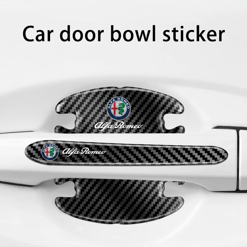 High-end Carbon Fiber Car Door Bowl Protection Sticker For Alfa Romeo Giulia Stelvio Mito Giulietta Tonale 147 156 159 166 TZ3
High-end Carbon Fiber Car Door Bowl Protection Sticker For Alfa Romeo Giulia Stelvio Mito Giulietta Tonale 147 156 159 166 TZ3
