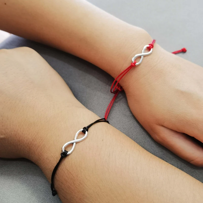 2pcs Simple Figure 8 Infinity Bracelets for Men Women Couples Hand Jewelry Rope Card Paired Trend Bracelet 2021 Party Gift
2pcs Simple Figure 8 Infinity Bracelets for Men Women Couples Hand Jewelry Rope Card Paired Trend Bracelet 2021 Party Gift