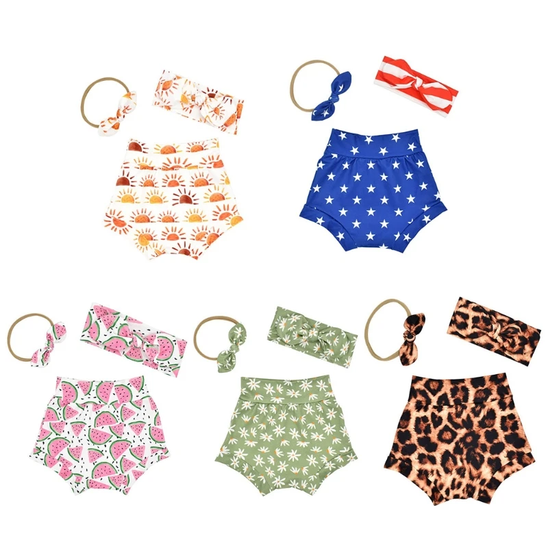 3 Pcs Baby Summer Print Shorts Headband Set Short Trouser Knotted Boeknot Hair Band Newborn Infants Shower Gifts
3 Pcs Baby Summer Print Shorts Headband Set Short Trouser Knotted Boeknot Hair Band Newborn Infants Shower Gifts