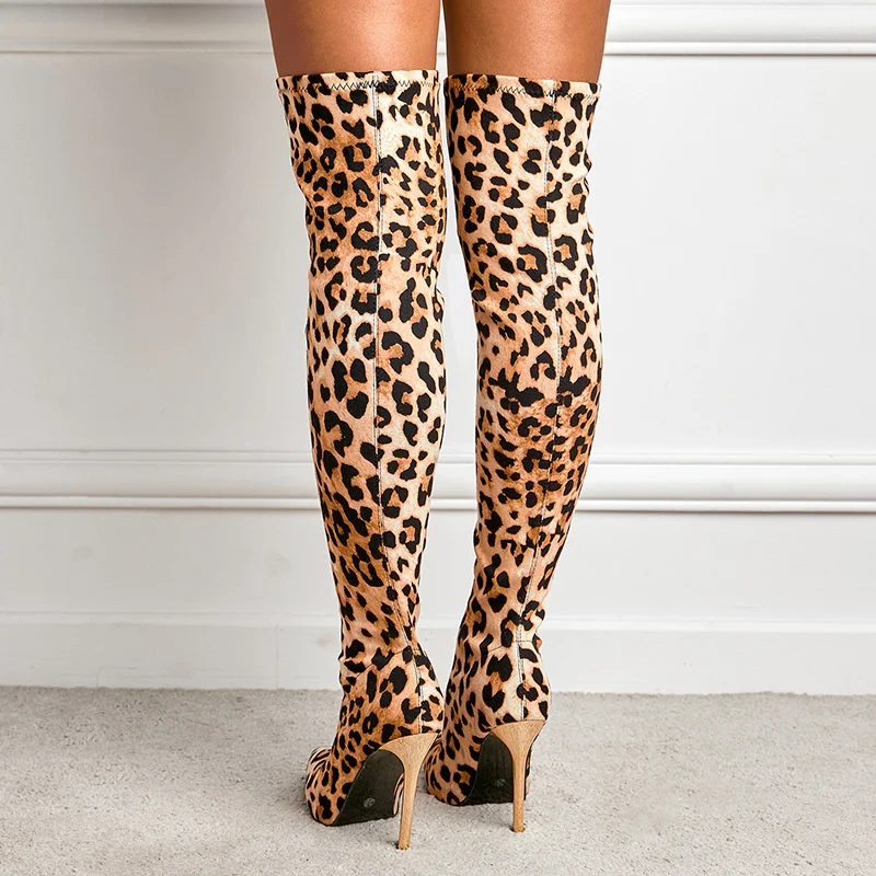 2021 New Autumn And Winter Stiletto High Heel Women's Boots Leopard Print Pointed Toe Leather Boots For Female
2021 New Autumn And Winter Stiletto High Heel Women's Boots Leopard Print Pointed Toe Leather Boots For Female