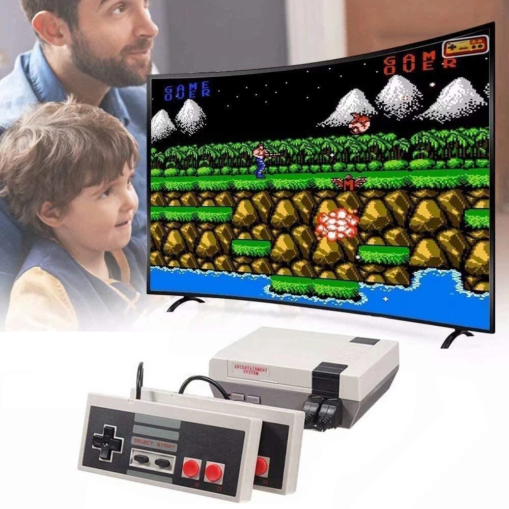 Classic Nostalgia Game Console Retro Video Playstation Mini Plug Play Handheld Built-in 620 FC Games Great for Family Interact 
Classic Nostalgia Game Console Retro Video Playstation Mini Plug Play Handheld Built-in 620 FC Games Great for Family Interact