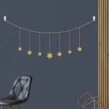 Новинка металлические ленты в форме звезды баннеры для детского