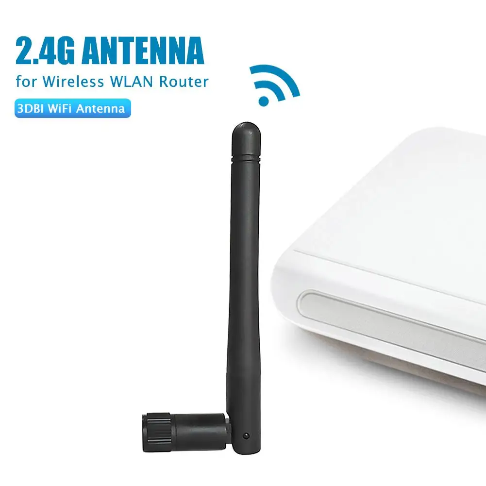 WIFI Antenna 2.4 GHz Wifi Antenna 3dBi SMA Male Connector Dual Band Aerial Wireless Router Antena Pigtail Cable High Quality
WIFI Antenna 2.4 GHz Wifi Antenna 3dBi SMA Male Connector Dual Band Aerial Wireless Router Antena Pigtail Cable High Quality