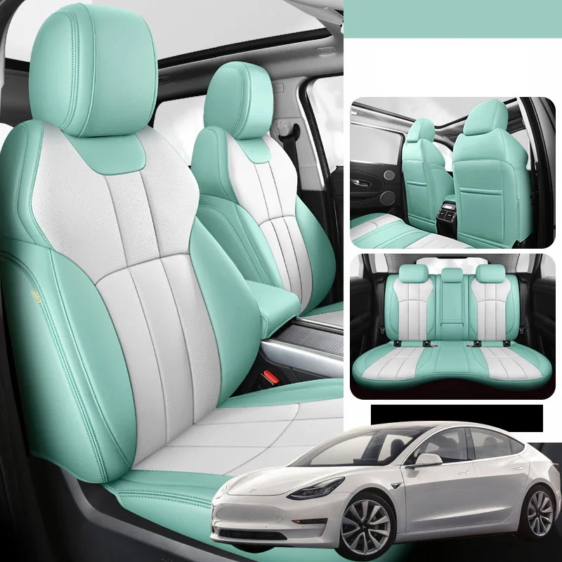 Genuine Leather Car seat cover set For Tesla model 3 2020 2021 Interior details automotive goods auto accessories in the salon
Genuine Leather Car seat cover set For Tesla model 3 2020 2021 Interior details automotive goods auto accessories in the salon