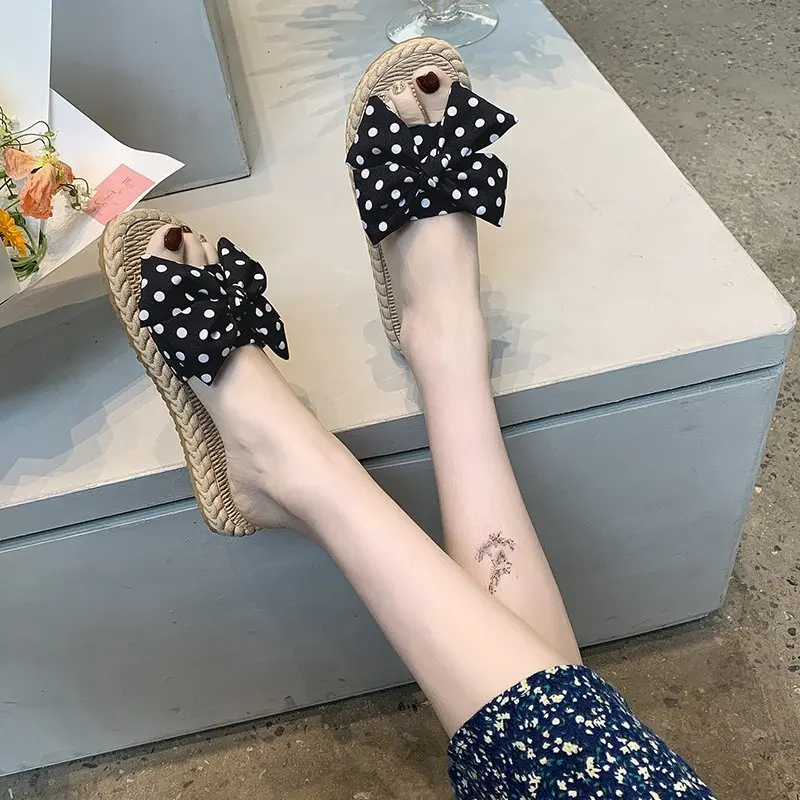 Shoes Women Female Slippers Slides Low Butterfly-Knot Soft 2021 Flat Rubber Beach Fabric Butterfly-knot PU Sweet Basic Cotton
Shoes Women Female Slippers Slides Low Butterfly-Knot Soft 2021 Flat Rubber Beach Fabric Butterfly-knot PU Sweet Basic Cotton